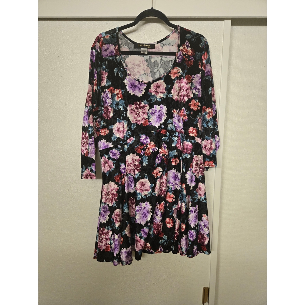 Pinup Girl Clothing 3x Velvet Babydoll Dress